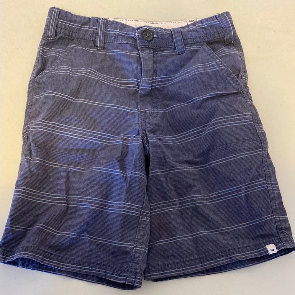 Navy Blue Chino-Style Casual Shorts